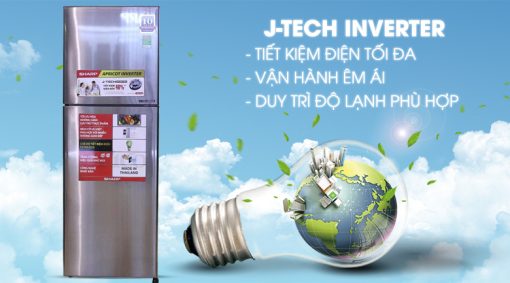 Tủ lạnh Sharp Inverter 253 lít SJ-X281E-SL - 9