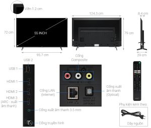 Google Tivi Sony 4K 55 inch KD-55X75K - 19