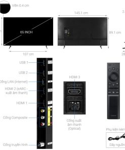 Smart Tivi Samsung 4K UHD 65 inch UA65AU8100KXXV - 18 Smart Tivi Samsung 4K UHD 65 inch UA65AU8100KXXV - 17