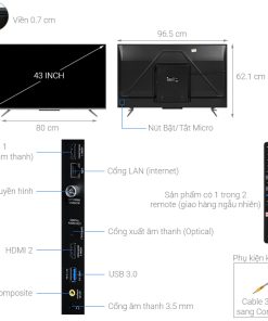 Android Tivi TCL 43 inch 43P725 - 15