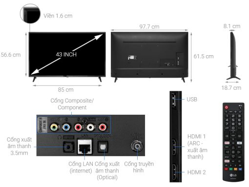 Smart Tivi LG 43 inch 43LM5700PTC - 3