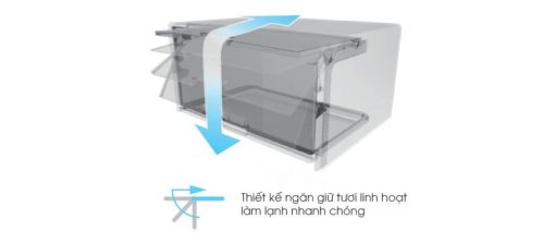 Tủ lạnh Sharp Inverter 224 lít SJ-X251E-DS - 11