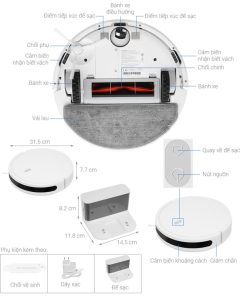 Máy hút bụi Xiaomi Robot Vacuum E10 EU BHR6783EU - 22 Máy hút bụi Xiaomi Robot Vacuum E10 EU BHR6783EU - 21
