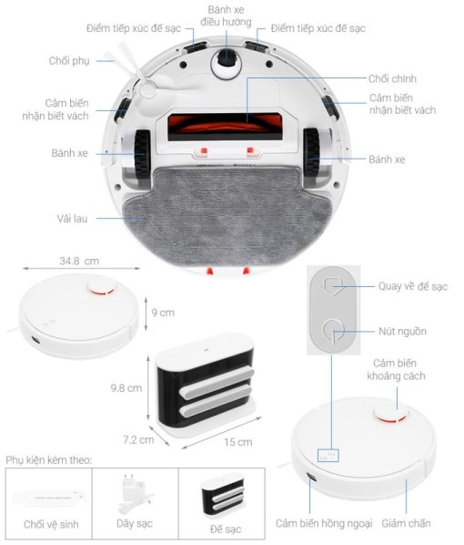 Máy hút bụi Xiaomi Robot Vacuum S10 EU BHR5988EU - 3