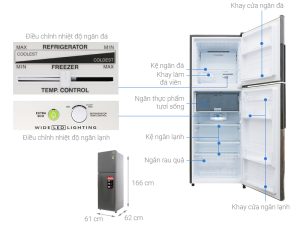 Tủ lạnh Sharp Inverter 287 lít SJ-X316E-DS - 25