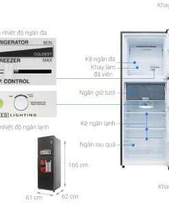 Tủ lạnh Sharp Inverter 287 lít SJ-X316E-SL - 14 Tủ lạnh Sharp Inverter 287 lít SJ-X316E-SL - 13