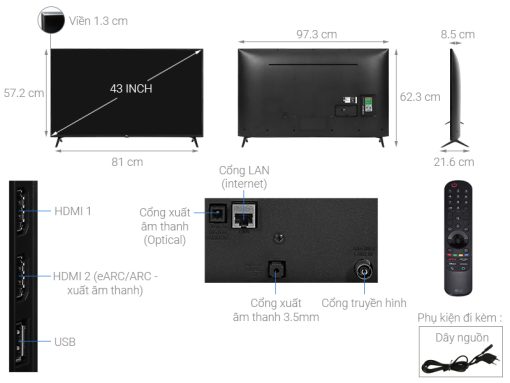 Smart Tivi LG 4K 43 inch 43UP7550PTC - 3