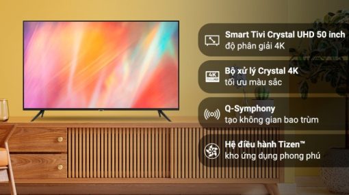 Smart Tivi Samsung 4K 50 inch UA50AU7002KXXV - 7