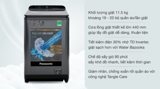 Máy Giặt Panasonic Inverter 11.5 Kg NA-FD11AR1BV - 7