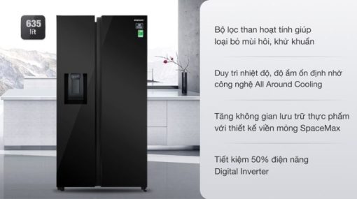 Tủ lạnh Samsung Inverter 635 lít RS64R53012C/SV - 5