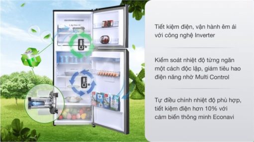 Tủ lạnh Panasonic Inverter 366 lít NR-TL381GPKV - 19