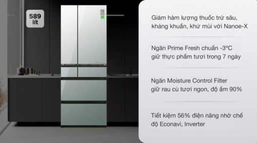 Tủ lạnh Panasonic Inverter 589 lít NR-F603GT-X2 - 5