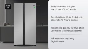 Tủ lạnh Samsung Inverter 655 lít RS62R5001M9/SV - 25