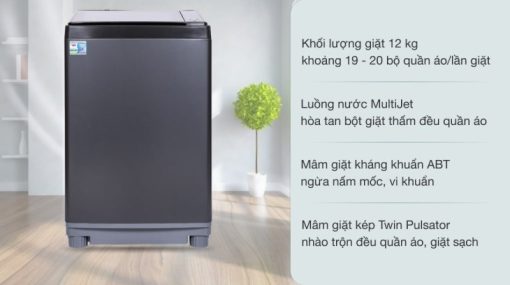 Máy giặt Aqua 12 kg AQW-FW120GT BK - 5