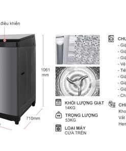 Máy giặt Toshiba Inverter 14 kg AW-DUG1500WV KK - 29