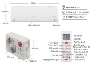 Máy lạnh LG Inverter 2 HP V18ENF1 - 21
