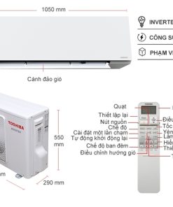 Máy lạnh Toshiba Inverter 2.5 HP RAS-H24E2KCVG-V - 26 Máy lạnh Toshiba Inverter 2.5 HP RAS-H24E2KCVG-V - 25