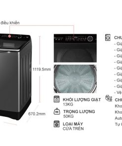 Máy giặt Aqua Inverter 13 kg AQW-DR130UGT PS - 22 Máy giặt Aqua Inverter 13 kg AQW-DR130UGT PS - 21