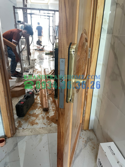 Khóa cửa vân tay DEMAX SL280 BRASS 24K tiêu chuẩn Đức - 53