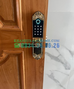 Khóa cửa vân tay DEMAX SL280 BRASS 24K tiêu chuẩn Đức - 124 Khóa cửa vân tay DEMAX SL280 BRASS 24K tiêu chuẩn Đức - 123