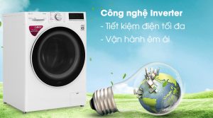 Máy giặt LG Inverter 9 Kg FV1409S4W - 45