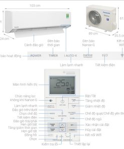 Máy lạnh Panasonic Inverter 2 HP CU/CS-XU18ZKH-8 - 20 Máy lạnh Panasonic Inverter 2 HP CU/CS-XU18ZKH-8 - 19