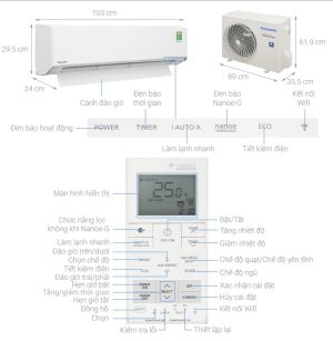Máy lạnh Panasonic Inverter 2 HP CU/CS-XU18ZKH-8 - 19