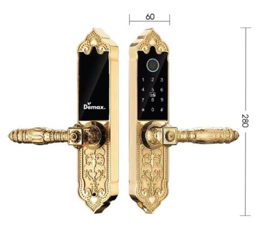 Khóa cửa vân tay DEMAX SL280 GOLD tiêu chuẩn Đức - 3