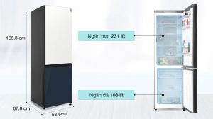 Tủ lạnh Samsung Inverter 339 lít RB33T307029/SV - 19