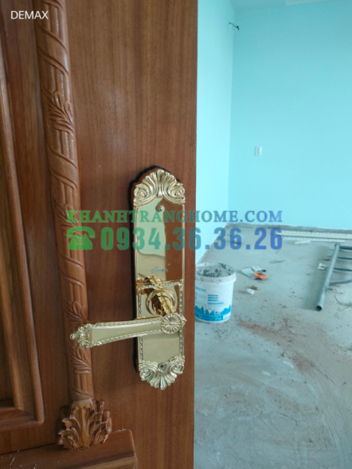 Khóa cửa vân tay DEMAX SL280 BRASS 24K tiêu chuẩn Đức - 61