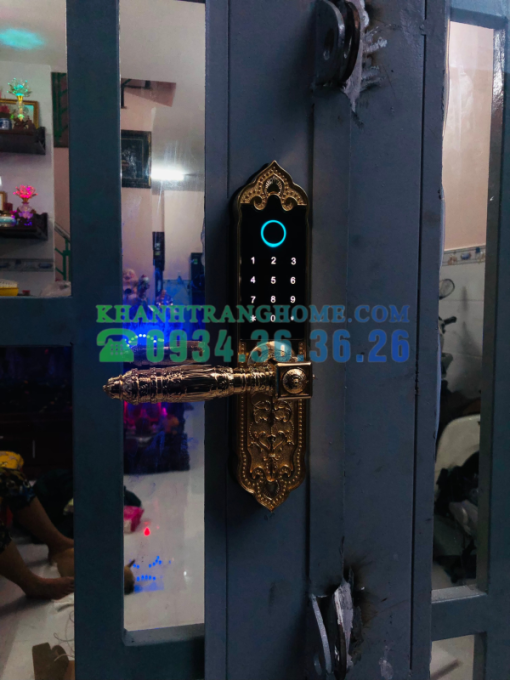 Khóa cửa vân tay DEMAX SL280 GOLD tiêu chuẩn Đức - 21