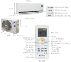 Máy lạnh Panasonic Inverter 1HP CU/CS-XPU9XKH-8 - 17