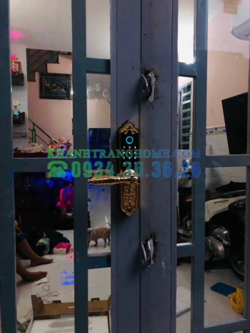 Khóa cửa vân tay DEMAX SL280 GOLD tiêu chuẩn Đức - 25
