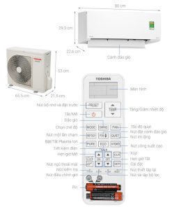 Máy lạnh Toshiba Inverter 1 HP RAS-H10E2KCVG-V - 28 Máy lạnh Toshiba Inverter 1 HP RAS-H10E2KCVG-V - 27