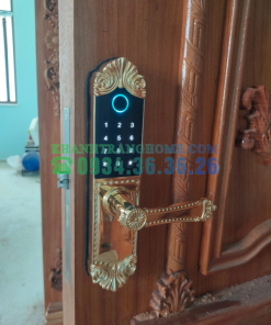 Khóa cửa vân tay DEMAX SL280 BRASS 24K tiêu chuẩn Đức - 112 Khóa cửa vân tay DEMAX SL280 BRASS 24K tiêu chuẩn Đức - 111