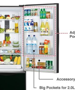 Tủ lạnh Hitachi Inverter 415 lít R-B505PGV6-GBK - 27