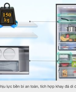 Tủ lạnh Panasonic Inverter 290 lít NR-BV320GKVN - 35