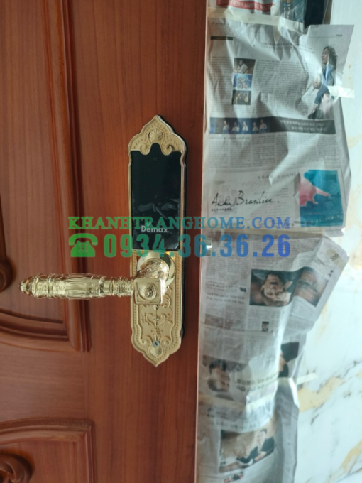 Khóa cửa vân tay DEMAX SL280 GOLD tiêu chuẩn Đức - 33