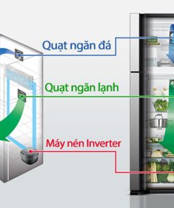 Tủ lạnh Hitachi Inverter 450 lít R-FG560PGV8X-GBK - 20 Tủ lạnh Hitachi Inverter 450 lít R-FG560PGV8X-GBK - 19