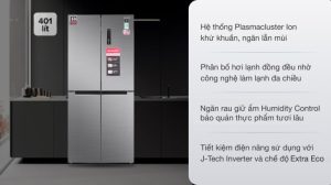 Tủ lạnh Sharp Inverter 401 lít SJ-FXP480V-SL - 27