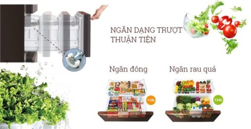 Tủ Lạnh Mitsubishi Inverter 506 Lít MR-WX52D-F-V - 17