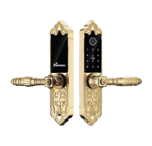 Khóa cửa vân tay DEMAX SL280 GOLD tiêu chuẩn Đức - 1