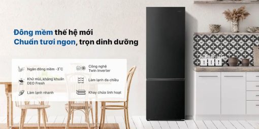 Tủ lạnh Aqua Inverter 324 lít AQR-B390MA(FB) - 17