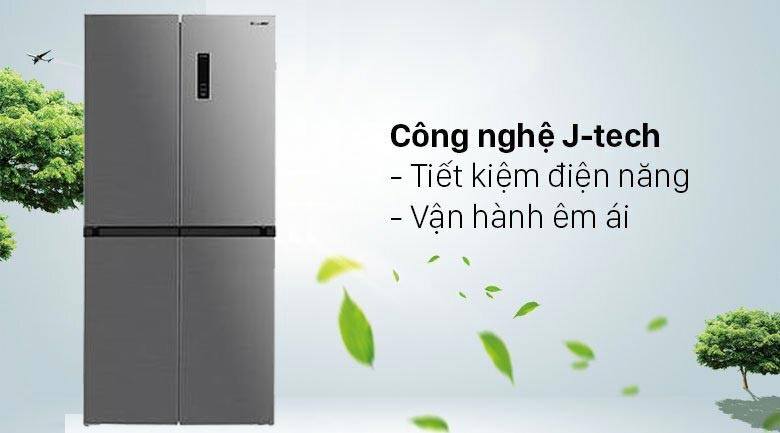 Tủ Lạnh Sharp Inverter 532 lít SJ-SBX530V-DS