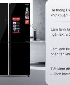 Tủ lạnh Sharp Inverter 525 lít SJ-FXP600VG-BK - 27