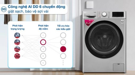 Máy giặt sấy LG FV1409G4V 9/5kg - 13