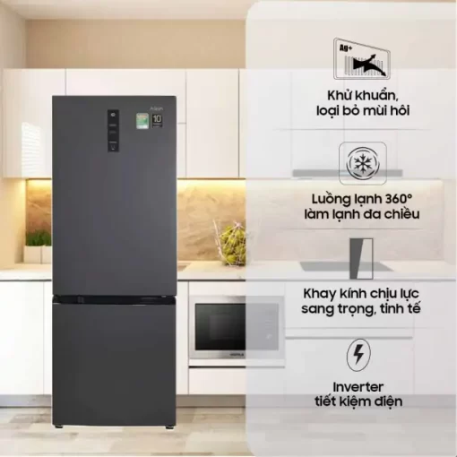 Tủ Lạnh Aqua Inverter 292 Lít AQR-B339MA HB - 5