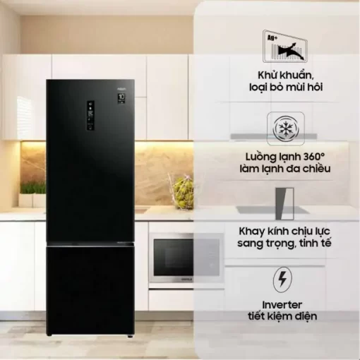 Tủ lạnh Aqua Inverter 324 lít AQR-B388MA(FB) - 5