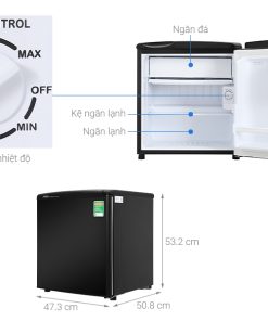 Tủ lạnh Aqua 50 lít AQR-D59FA(BS) - 21