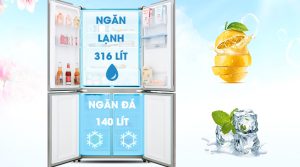Tủ lạnh Aqua Inverter 456 lít AQR-IGW525EM (GB) - 49